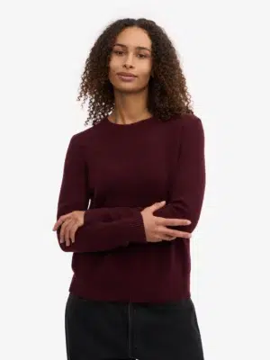 Colourful Standard Strickpullover Classic Merino Wool Crew Oxblood Red