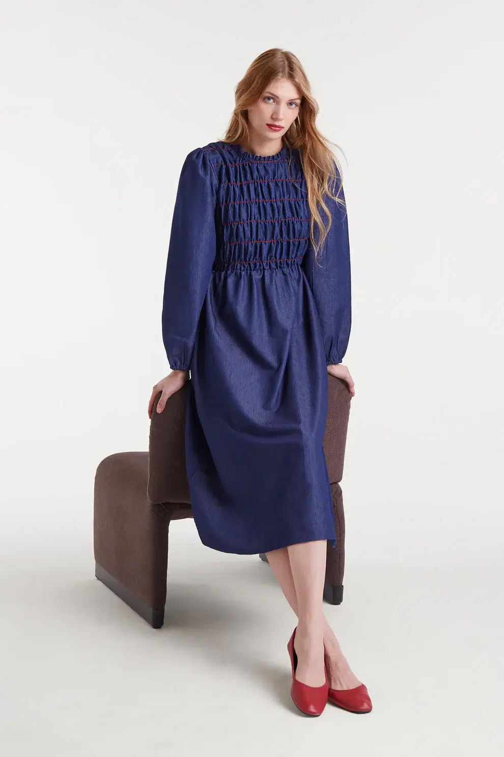 Compania Fantastica Kleid Dunkelblau