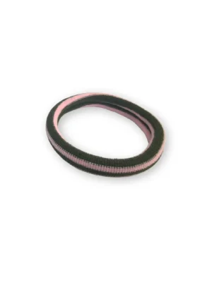 HERR&FRAUHEMPEL Haargummi Lulu rosa dunkelgrün