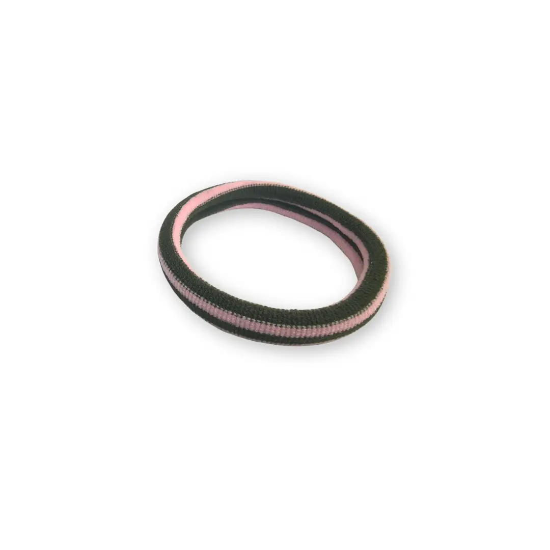 HERR&FRAUHEMPEL Haargummi Lulu rosa dunkelgrün