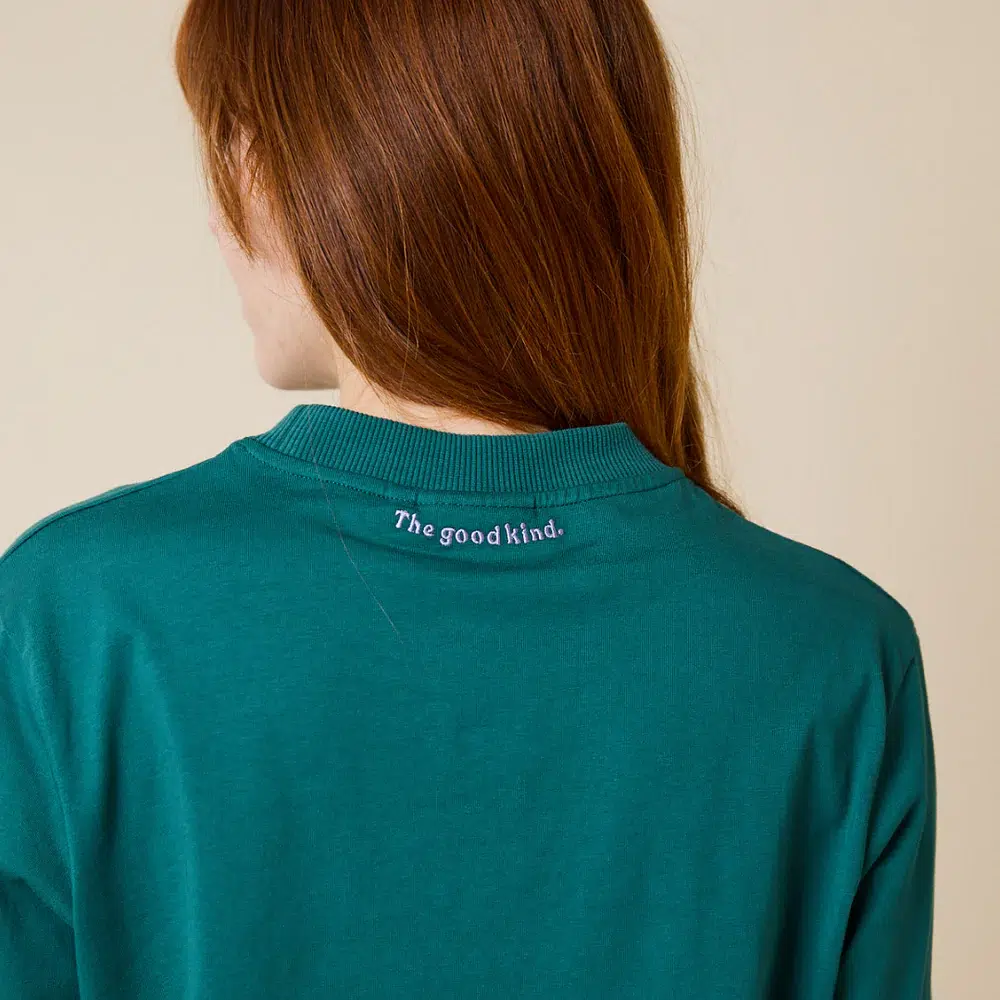 Popeia Langarmshirt College Grün
