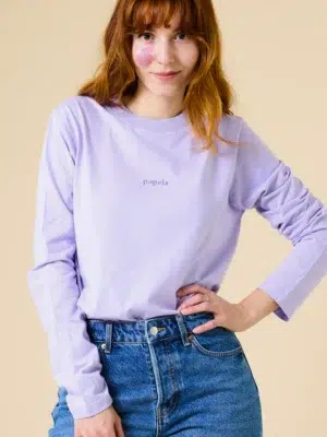 Popeia Langarmshirt Lila
