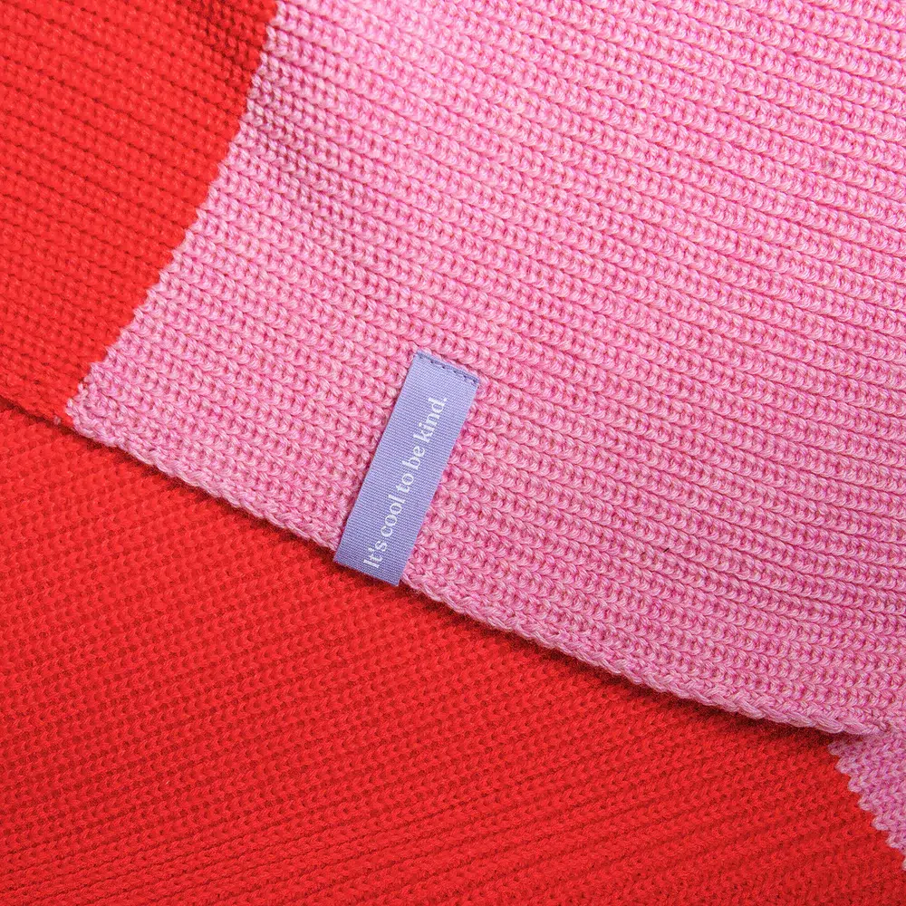Popeia Schal Gestreift Pink Rot Popeia Schal Gestreift Pink Rot