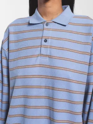 Dr.Denim Reno Polo Zen Blue Stripe