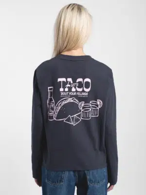 Dr.Denim Kath Longsleeve Asphalt Taco