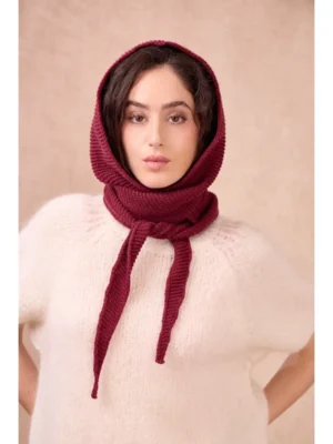 No Cream Calie Paris Sophie Kapuze Weinrot