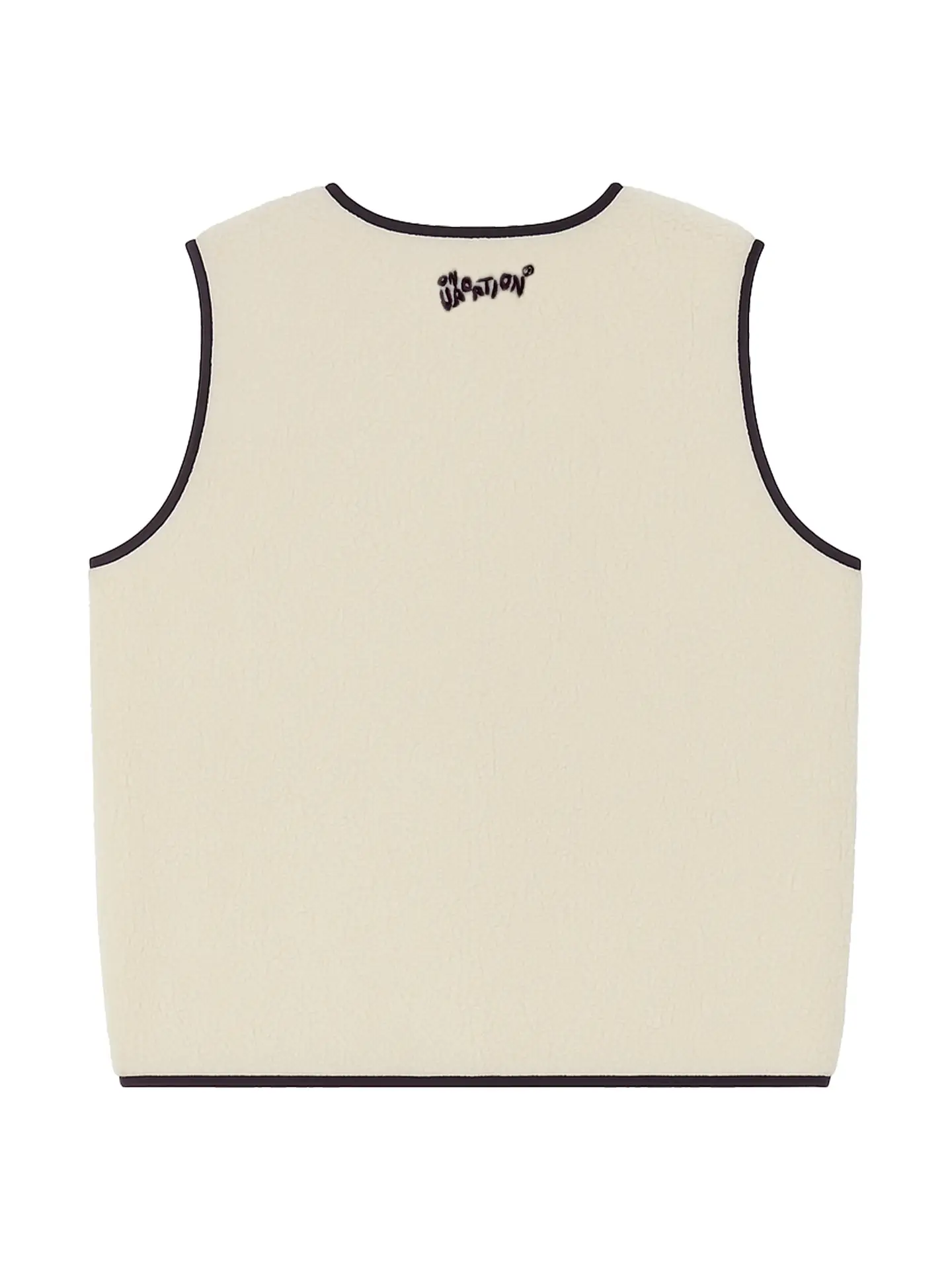 On Vacation Wanderlust Fleeceweste Beige