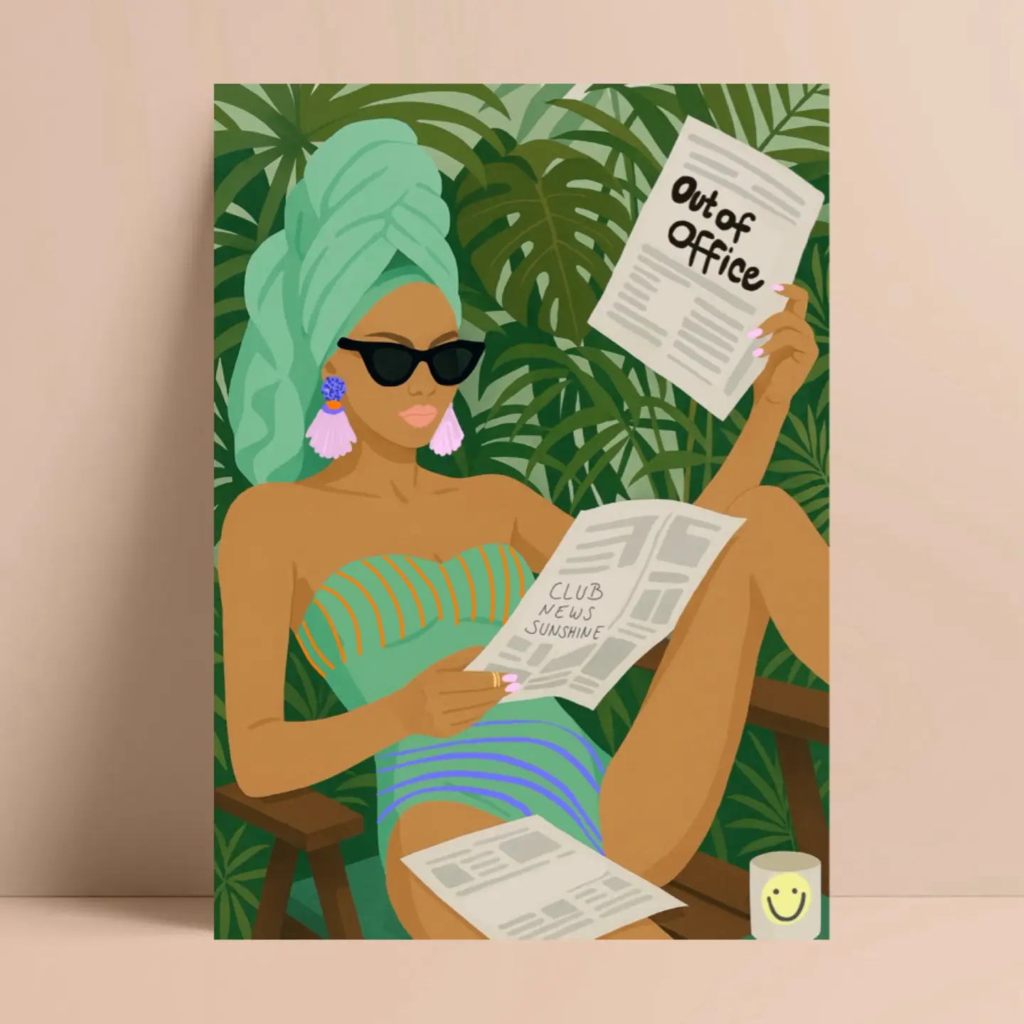 Ute Arnold Postkarte Out of Office