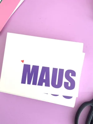 Ute Arnold Postkarte Maus