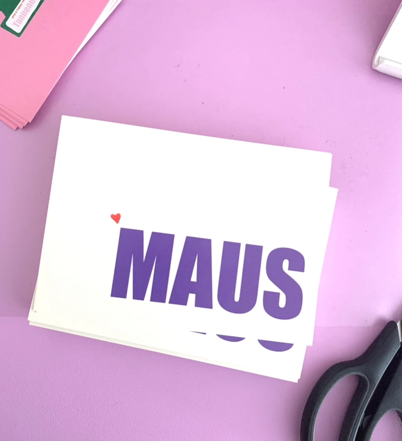 Ute Arnold Postkarte Maus