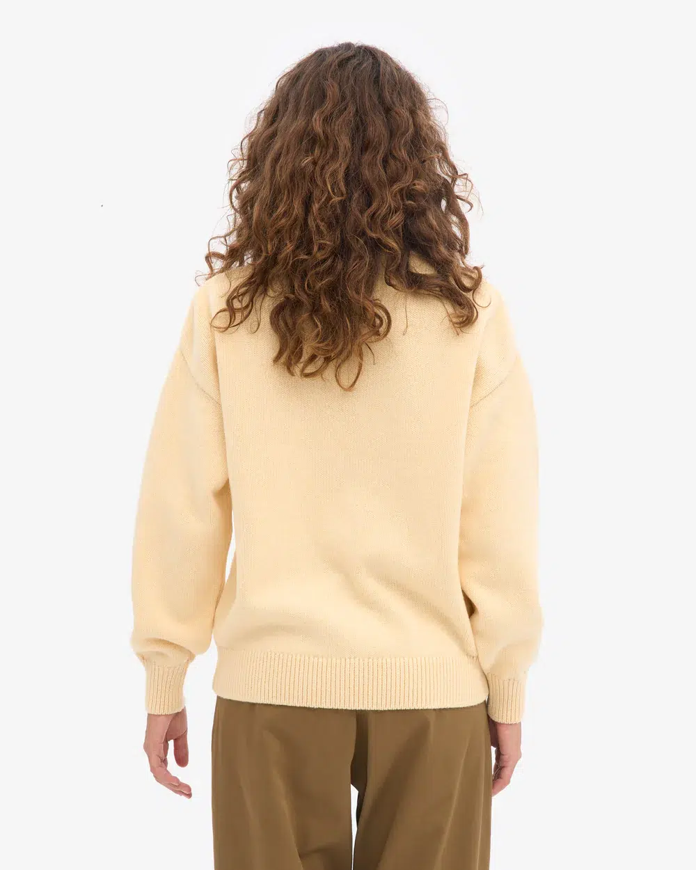Colourful Standard Strickpullover Oversized Merino Wool Soft Yellow