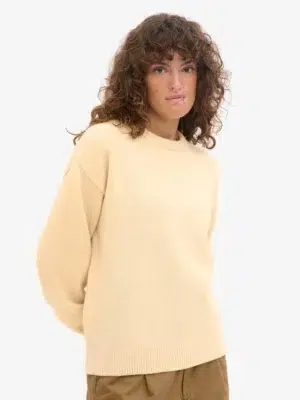Colourful Standard Strickpullover Oversized Merino Wool Soft Yellow
