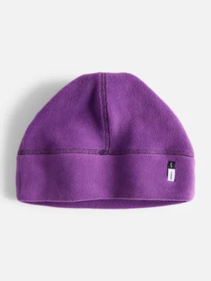 Autumn Inside Out Fleece Beanie Purple