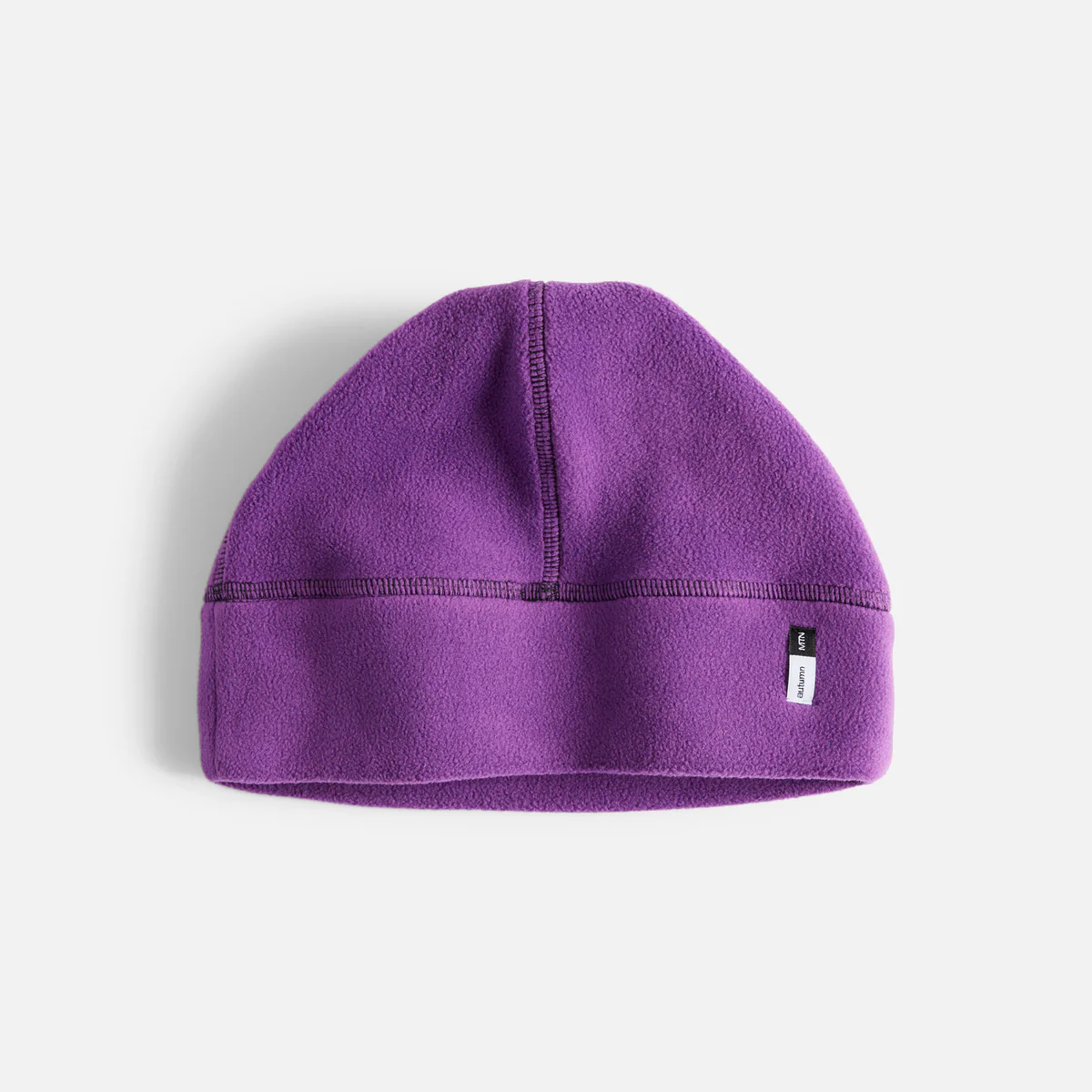 Autumn Inside Out Fleece Beanie Purple