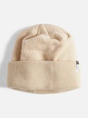 Autumn Reverse Fleece Beanie Natural