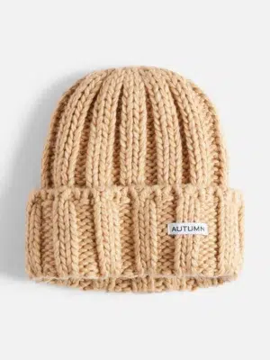 Autumn Rosemary Beanie Sand