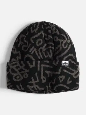 Autumn Soul Camo Beanie Black