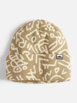 Autumn Soul Camo Beanie Chinchilla