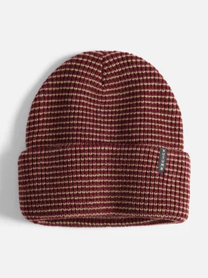 Autumn Stripe Beanie Merlot