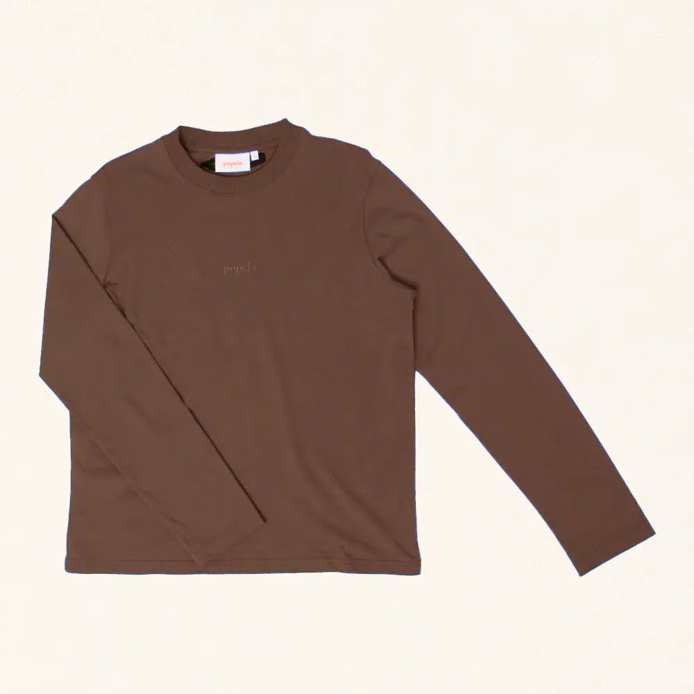 Popeia Langarmshirt Dunkelbraun Popeia Langarmshirt Dunkelbraun