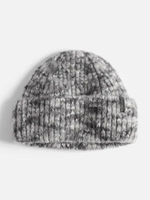 Autumn Marble Knit Beanie Black