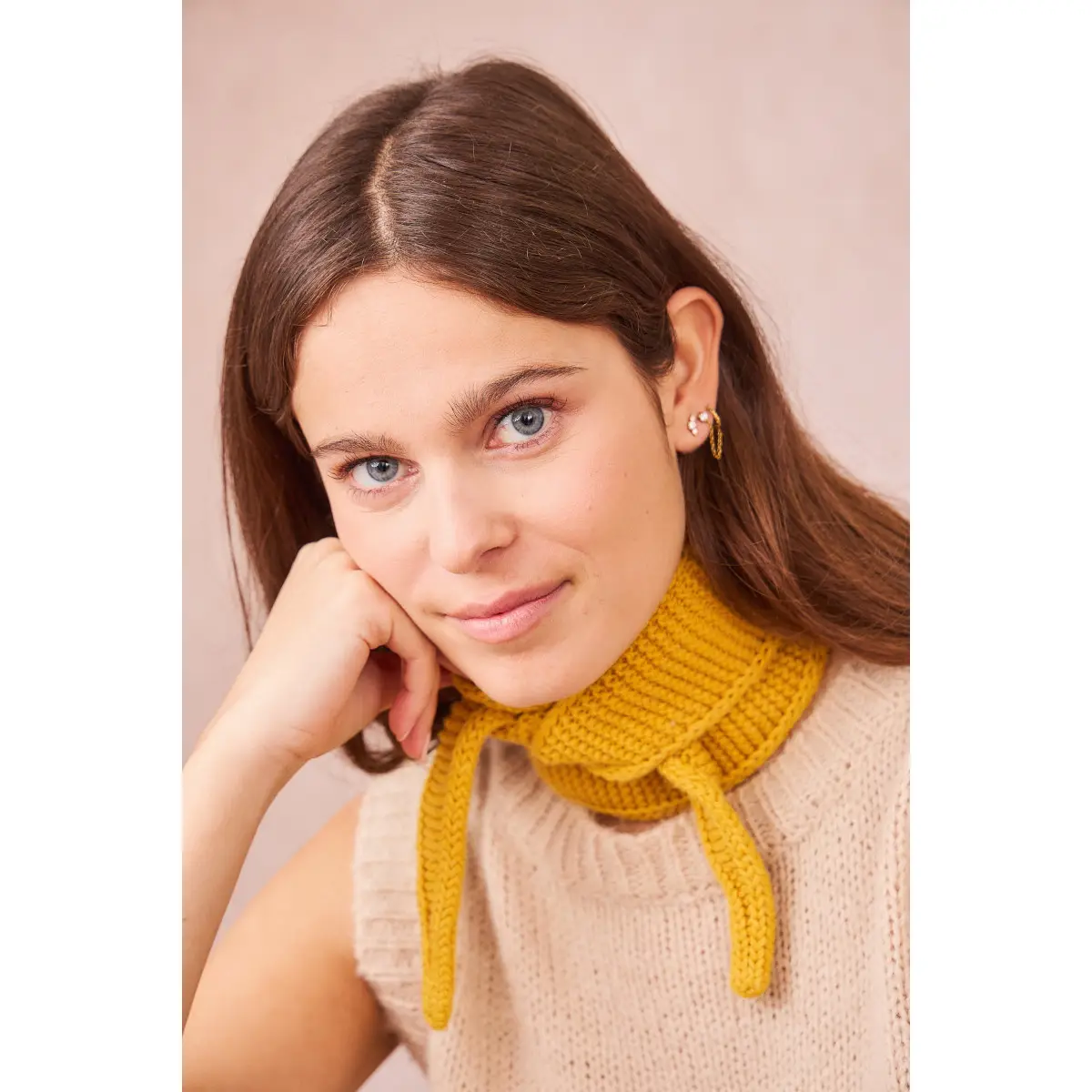 No Cream Calie Paris Sophie Schal Khaki