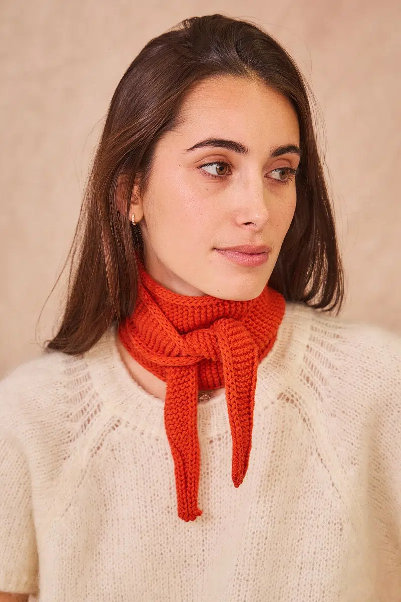 No Cream Calie Paris Sophie Schal Orange