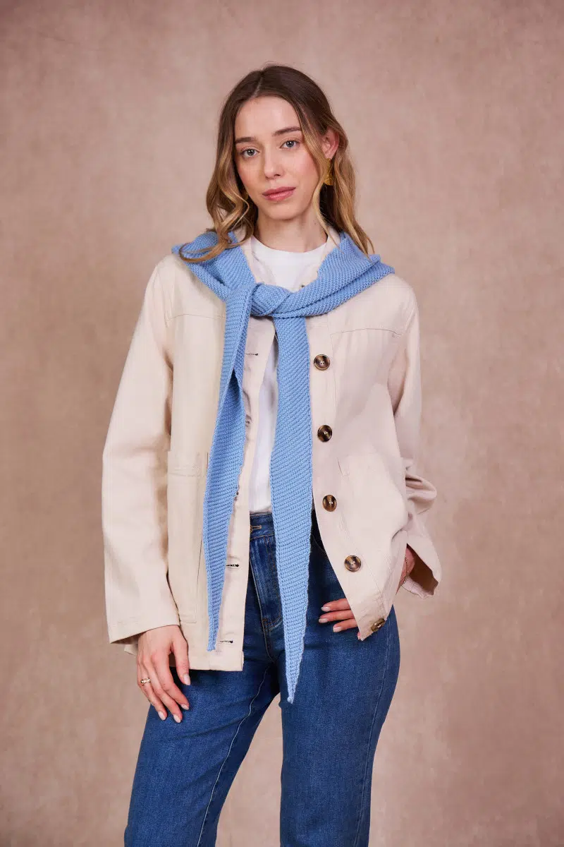No Cream Calie Paris Sophie Kapuze hellblau