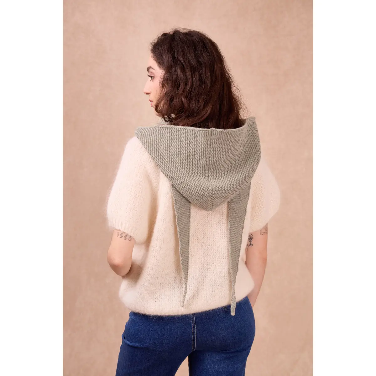 No Cream Calie Paris Sophie Kapuze Salbei Grün