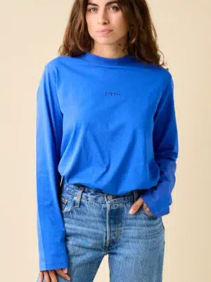 Popeia Langarmshirt Königsblau