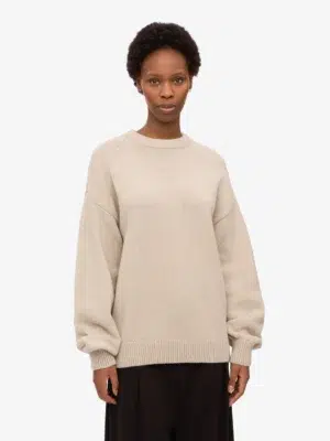 Colourful Standard Strickpullover Oversized Merino Wool Ivory White
