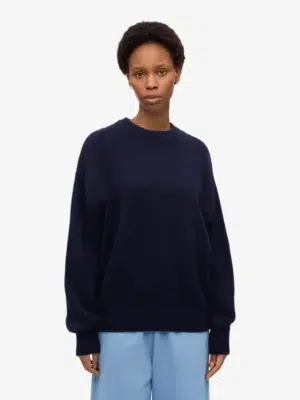 Colourful Standard Strickpullover Oversized Merino Wool Navy Blue