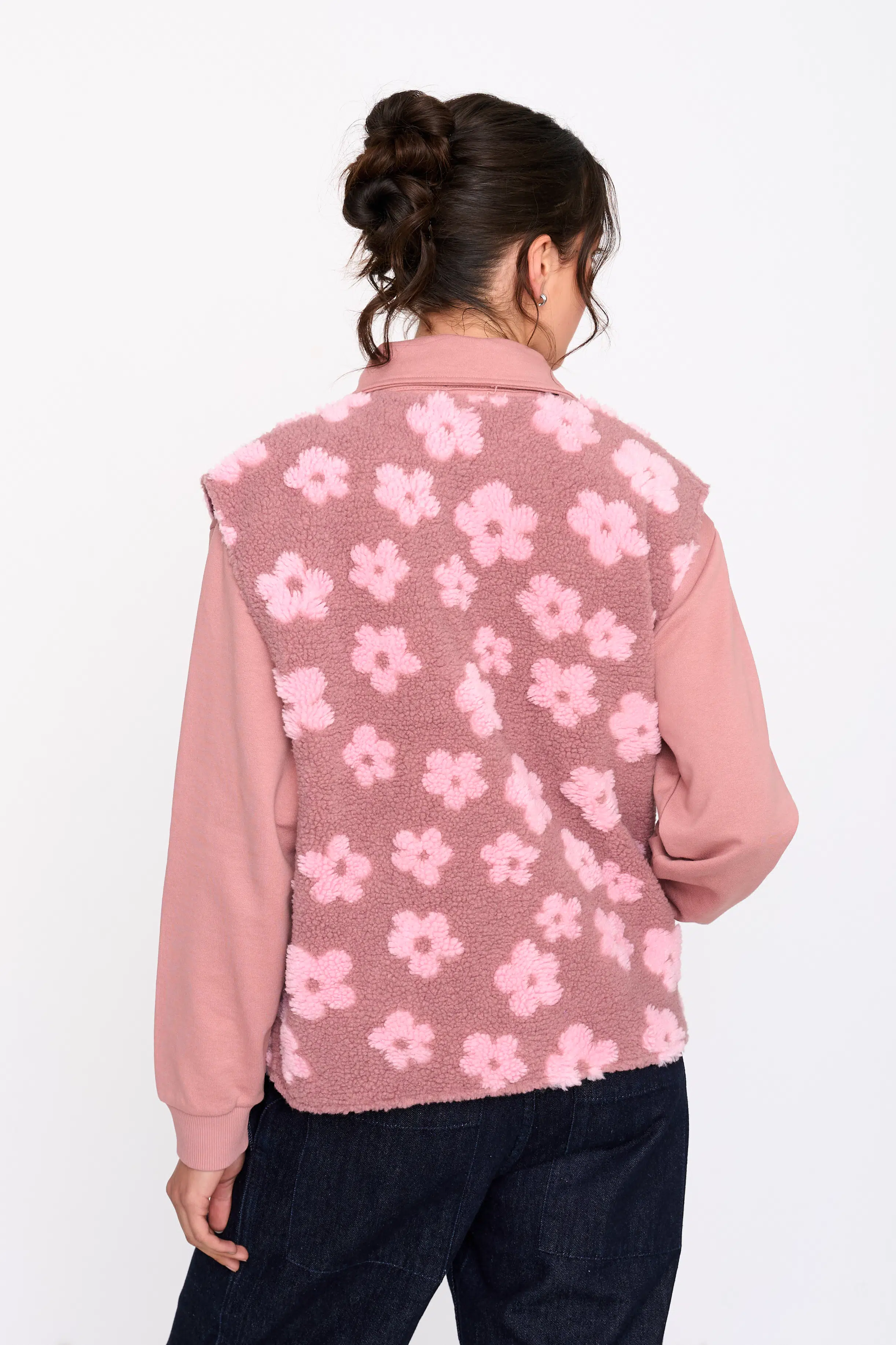 24 Colours Teddyweste Rose Blumen