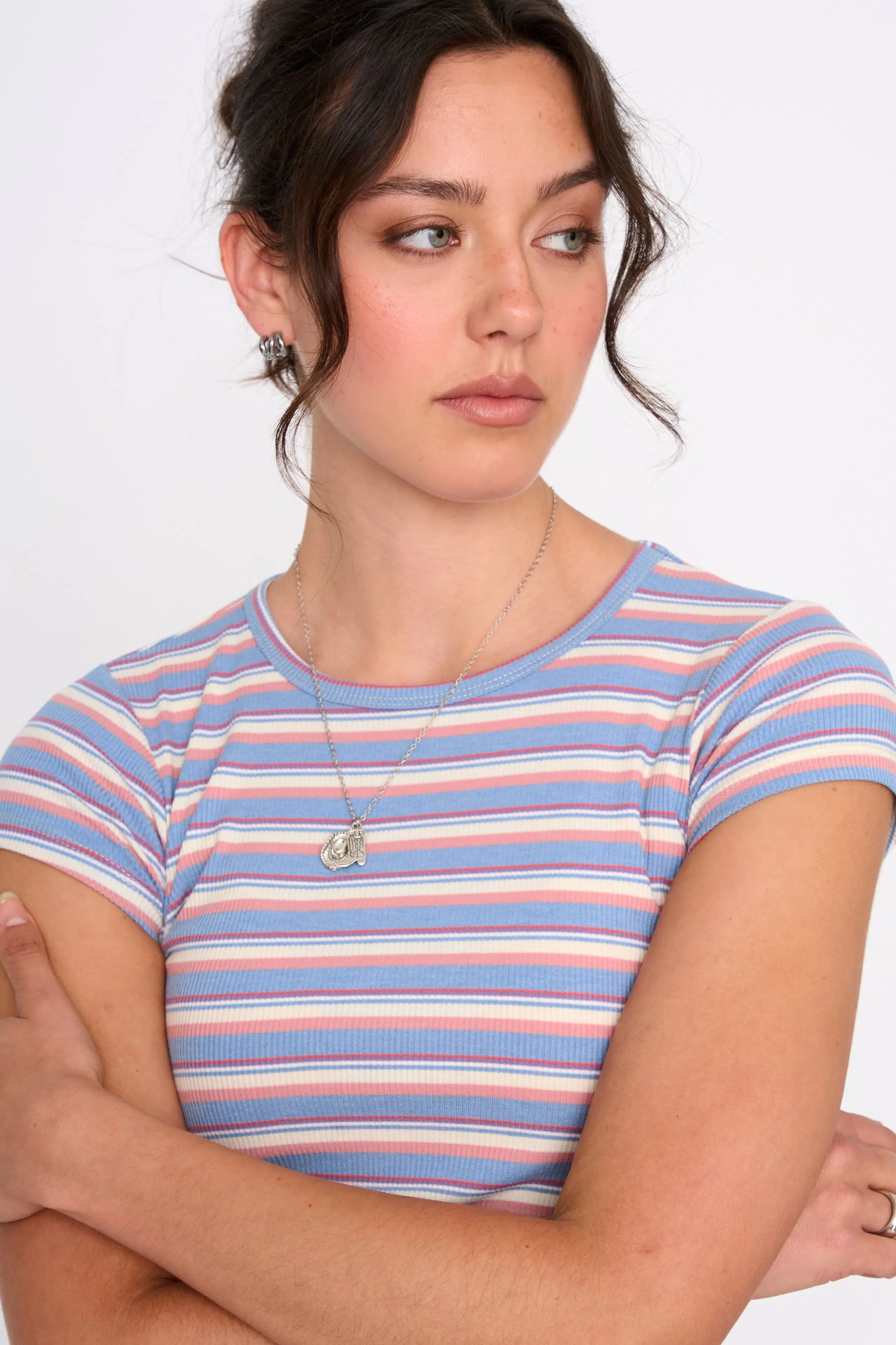 24 Colours Top Blau gestreift 24 Colours Top Blau gestreift