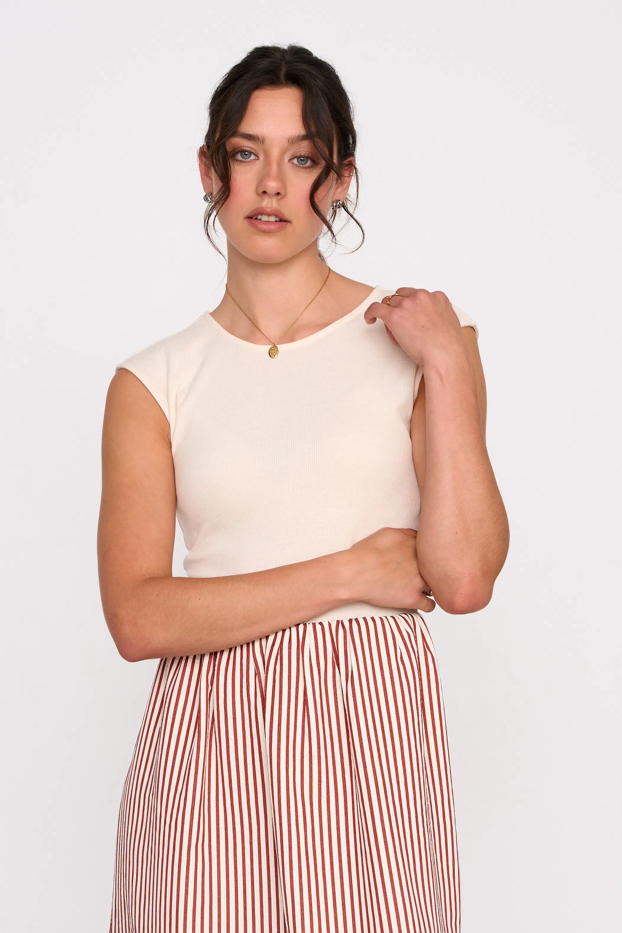 24 Colours Midikleid Rust 24 Colours Midikleid Rust