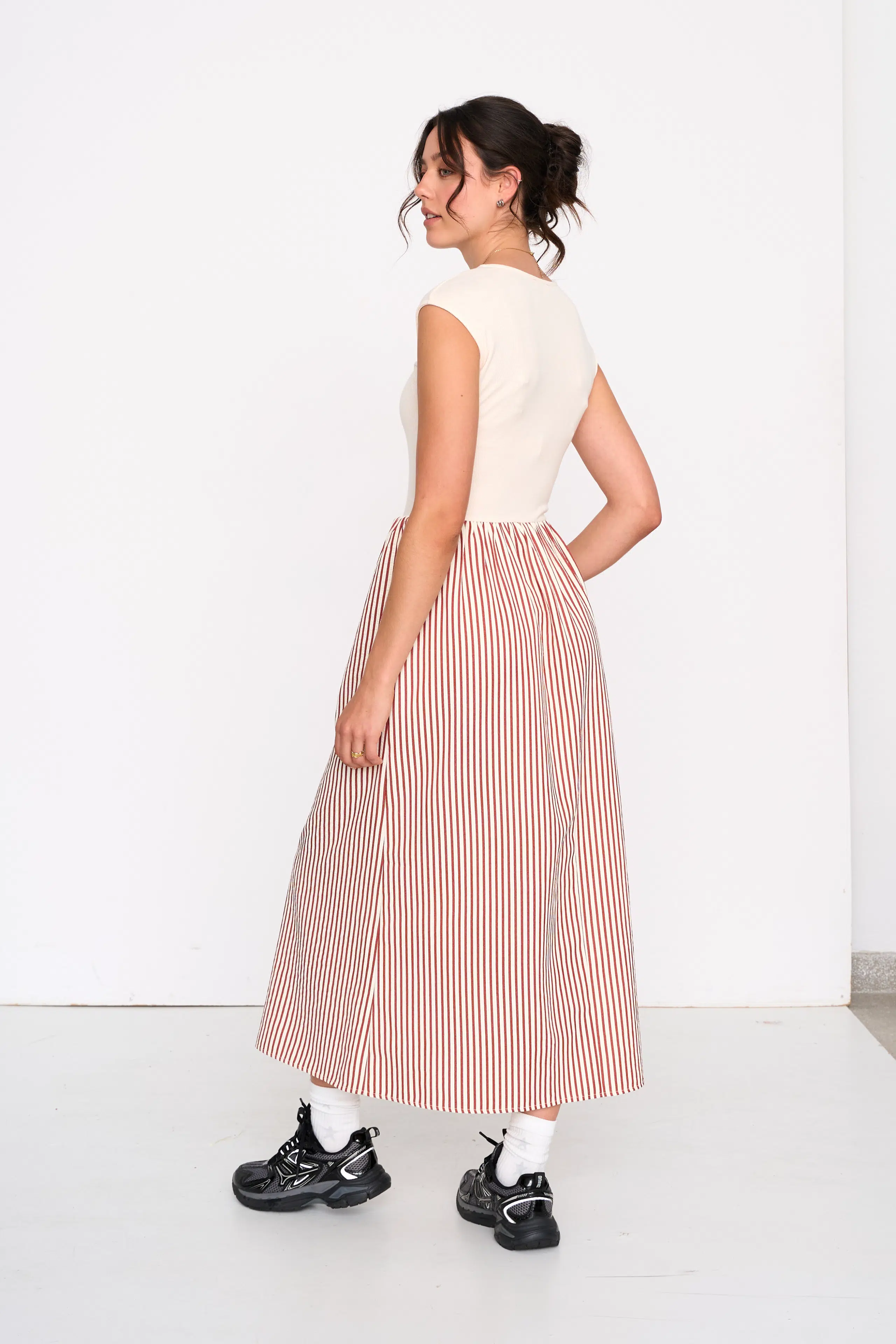 24 Colours Midikleid Rust