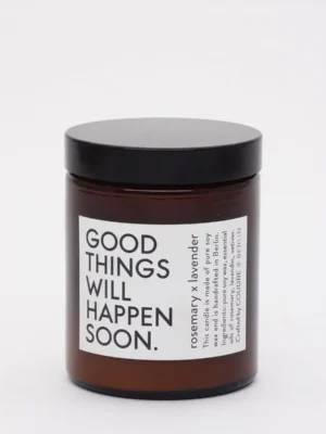 Coudre Berlin Good Things... Kerze Rosmarin x Lavendel