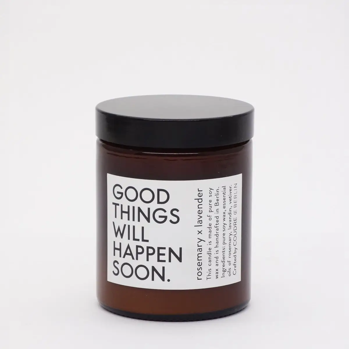 Coudre Berlin Good Things... Kerze Rosmarin x Lavendel