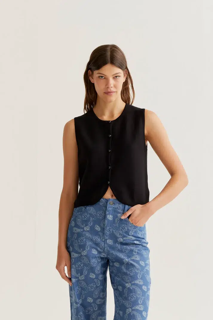 Compania Fantastica Top Schwarz
