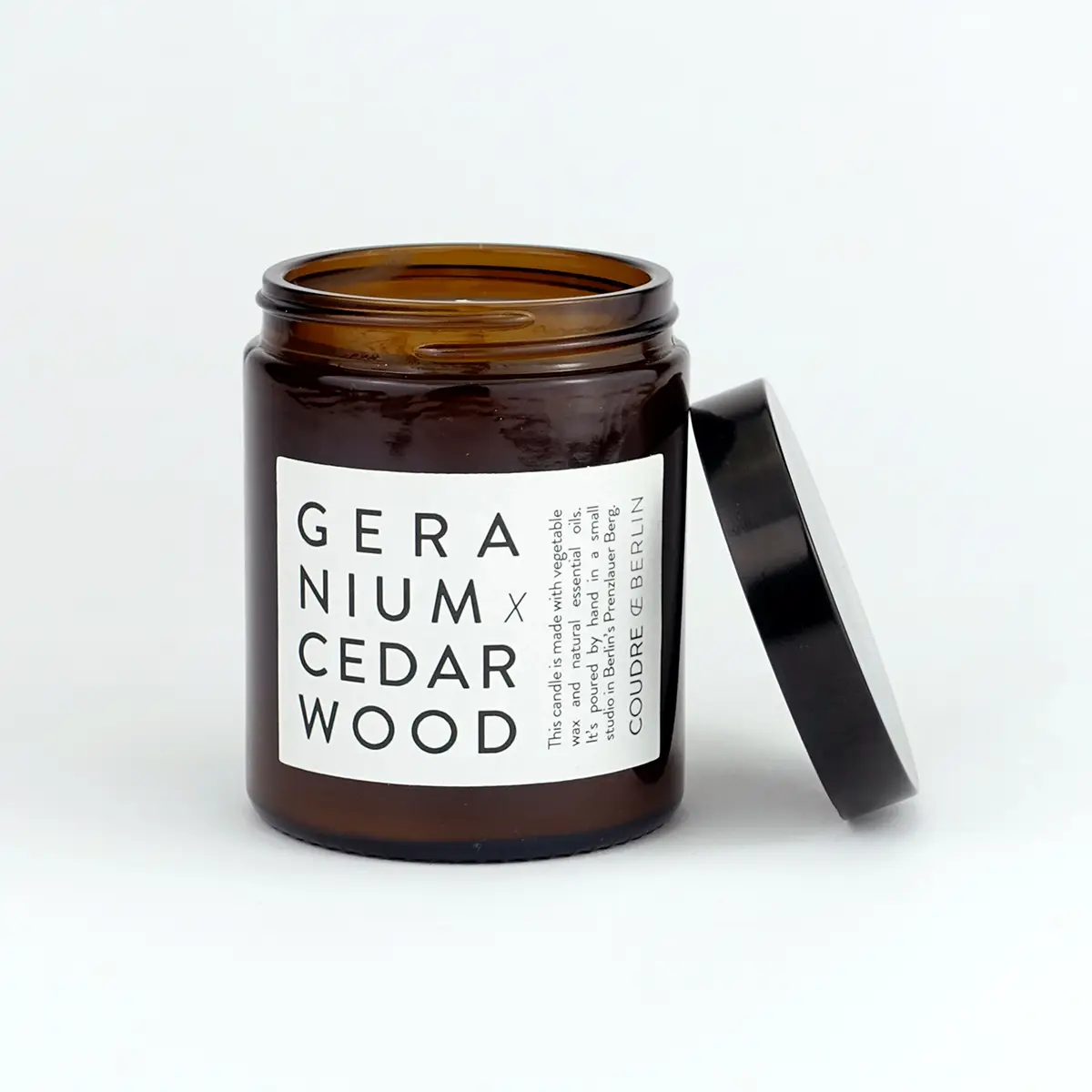 Coudre Berlin Kerze Geranium x Cedar Wood