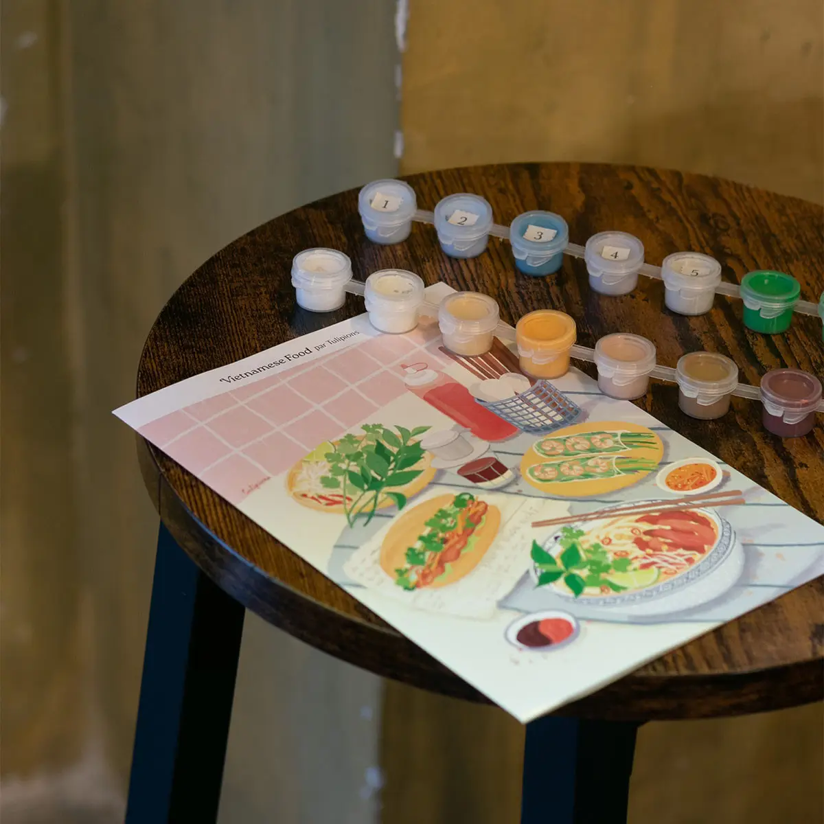 La Petite Épicerie Malen nach Zahlen Set - Vietnamesisches Essen von Jayne Wong