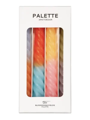 Palette Amsterdam Kerzen Gedreht Blühende Felder 4er Pack