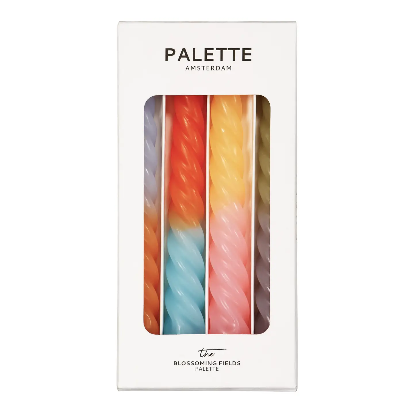Palette Amsterdam Kerzen Gedreht Blühende Felder 4er Pack