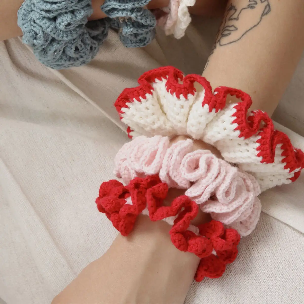 La Petite Épicerie DIY - Meine gehäkelten Haargummis - Scrunchie