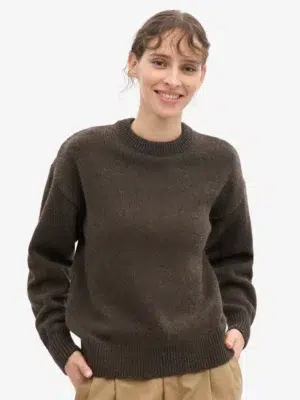 Colourful Standard Strickpullover Oversized Merino Wool Coffee Brown