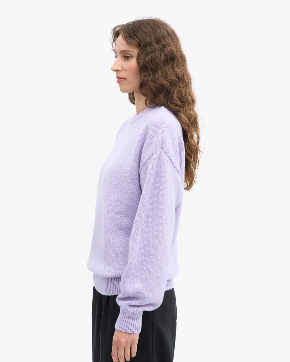 Colourful Standard Strickpullover Oversized Merino Wool Soft Lavender