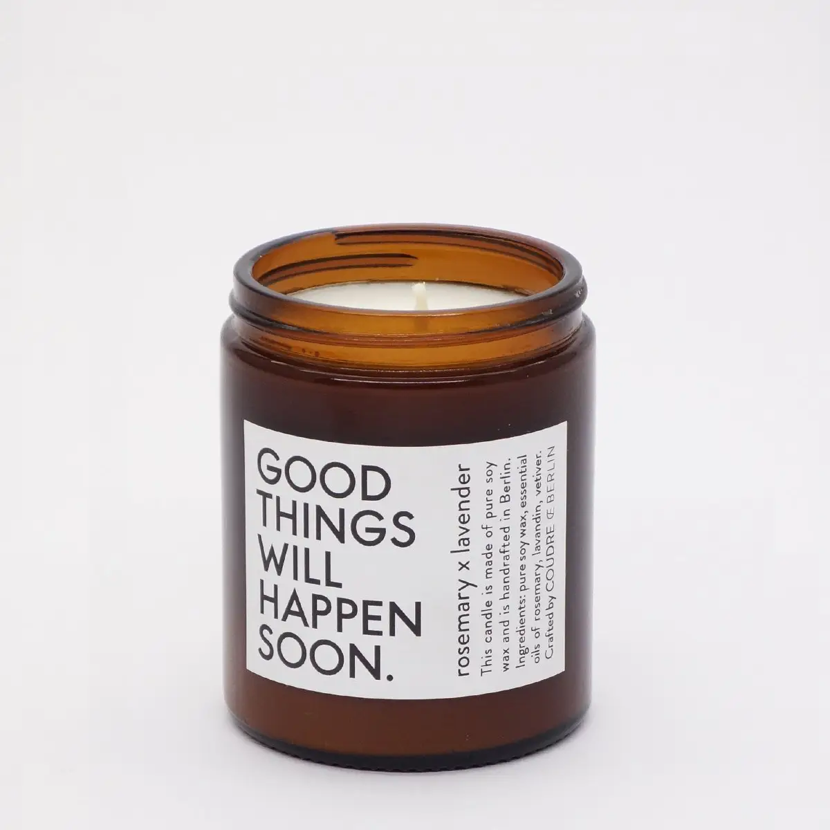 Coudre Berlin Good Things... Kerze Rosmarin x Lavendel