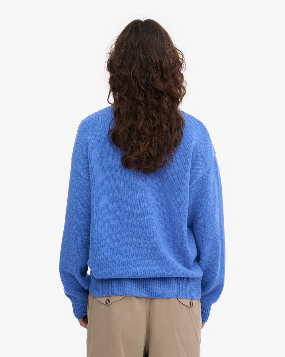 Colourful Standard Strickpullover Oversized Merino Wool Parcific Blue