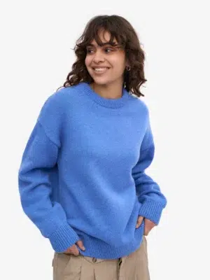 Colourful Standard Strickpullover Oversized Merino Wool Parcific Blue