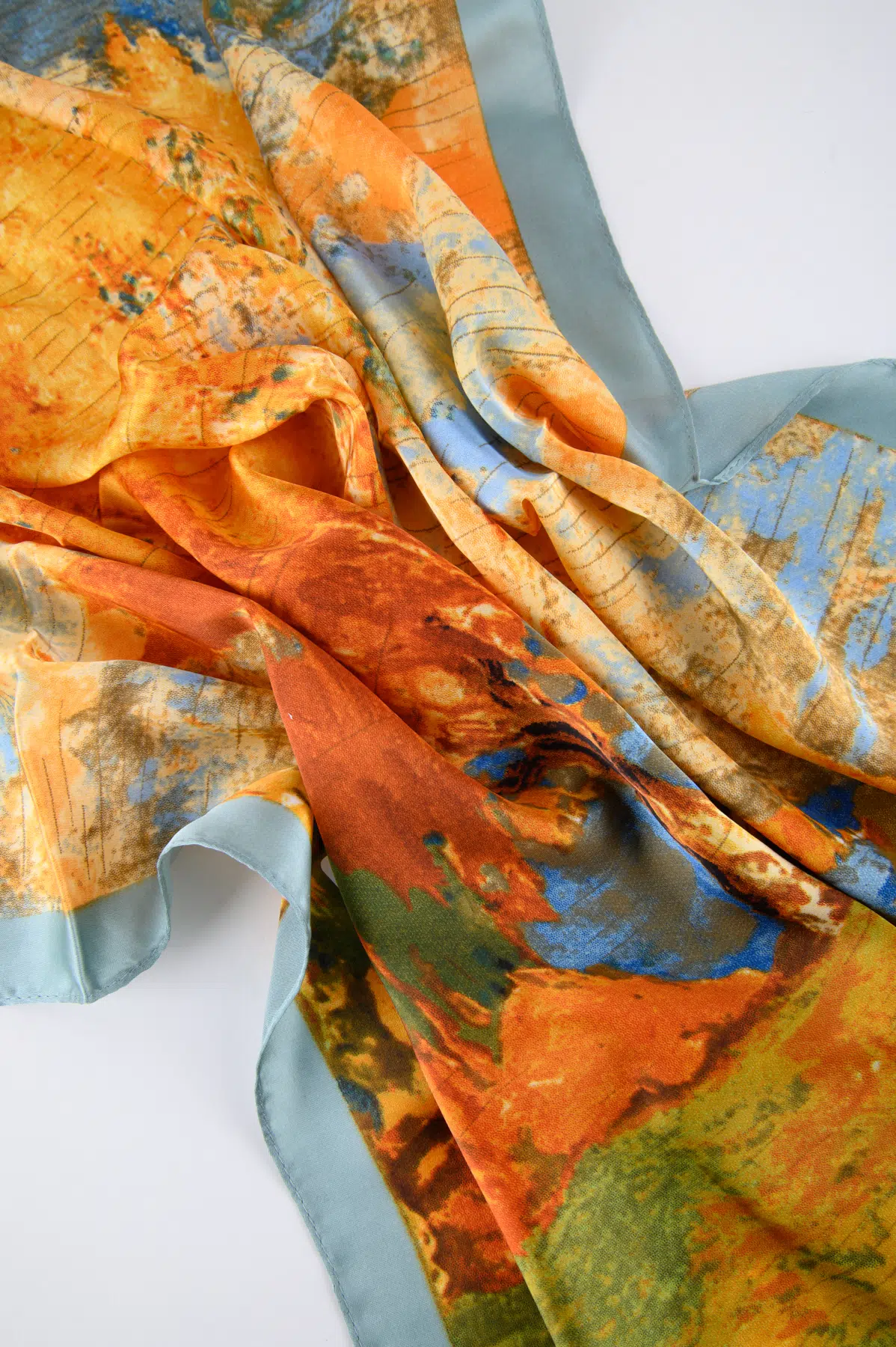 24 Colours Tuch Orange Blau